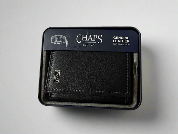 Chaps by Ralph Lauren Men's Wallet Genuine Leather with RFID Chaps by Ralph Lauren Men's Wallet Genuine Leather with RFID