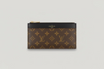 Louis Vuitton wallet with monogram pattern 