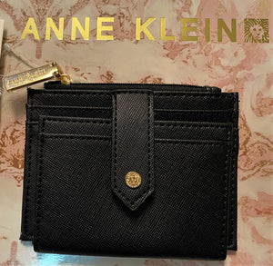 Anne Klein Card Case Wallet in Olive