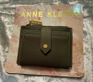 Anne Klein Card Case Wallet in Olive