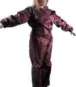 Maroon 2-in-1 detachable PPE (Personal Protective Equipment) Suit