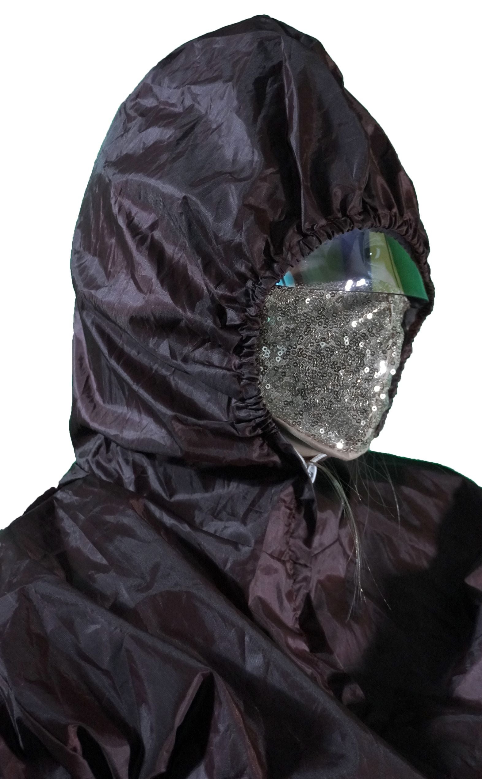 Maroon 2-in-1 detachable PPE (Personal Protective Equipment) Suit