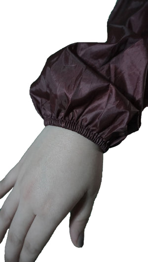 Maroon 2-in-1 detachable PPE (Personal Protective Equipment) Suit